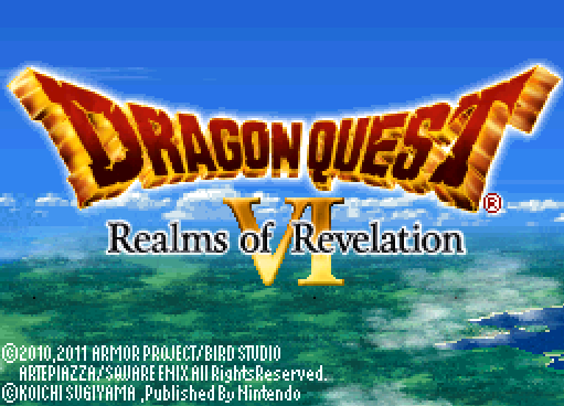 Dragon Quest 6 Title Screen